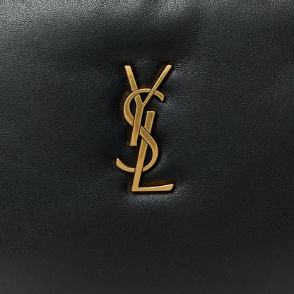 Saint Laurent Lambskin Small Calypso Pouch Black 8 of 8