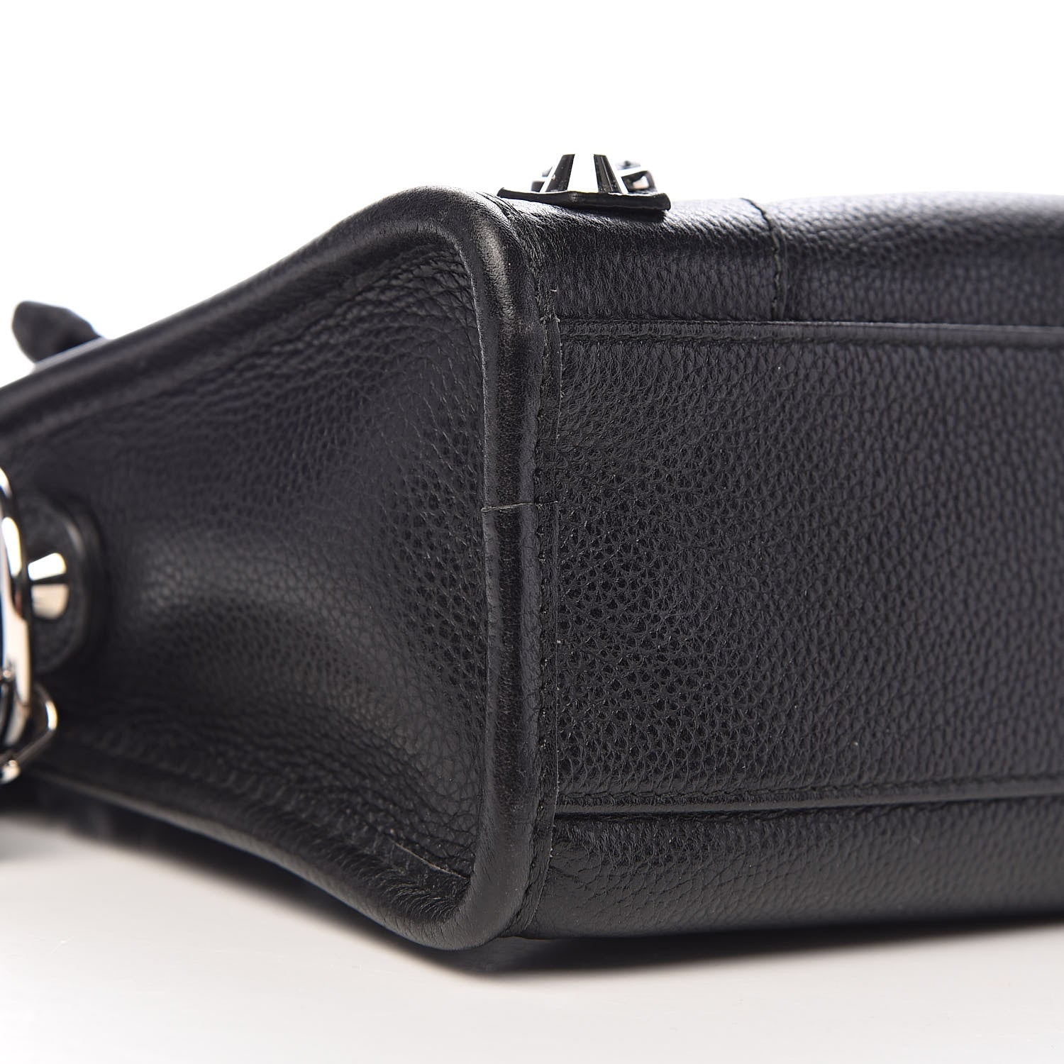 Balenciaga Grained Calfskin Classic Silver Hardware Mini City Black 8 of 10