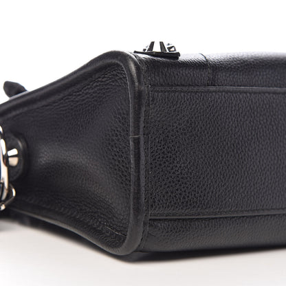 Balenciaga Grained Calfskin Classic Silver Hardware Mini City Black 8 of 10