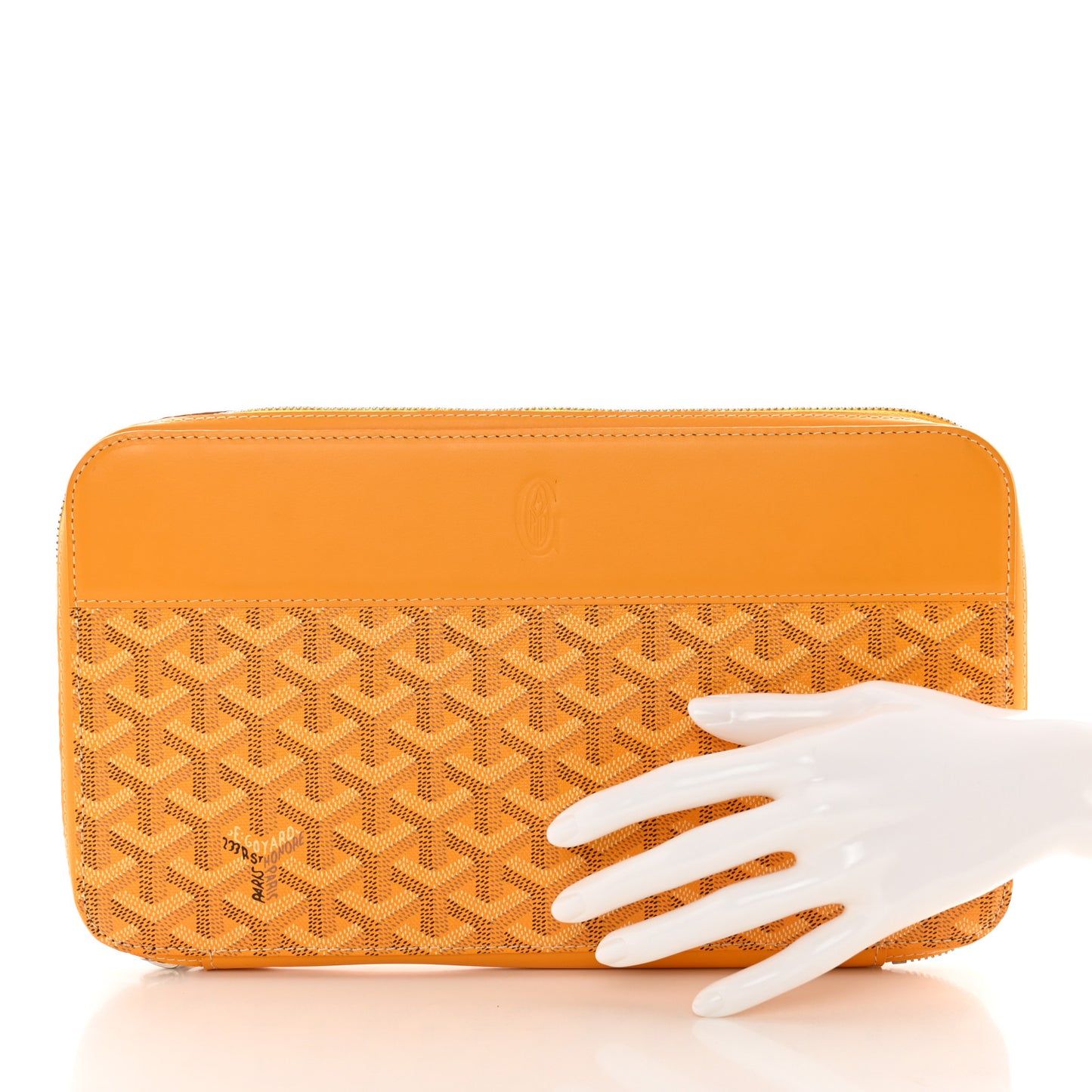 Goyardine Opera Wallet Yellow
