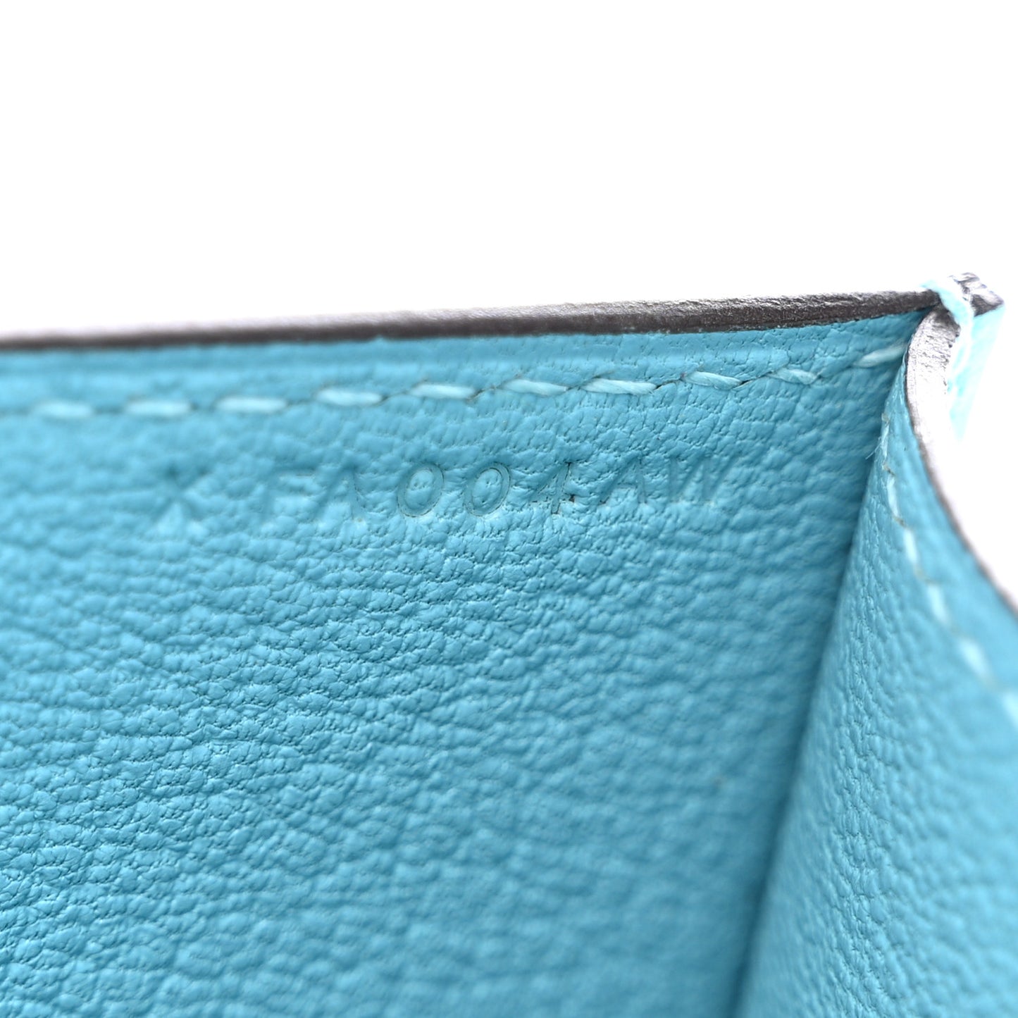 Tadelakt Medor 23 Clutch Bleu Atoll