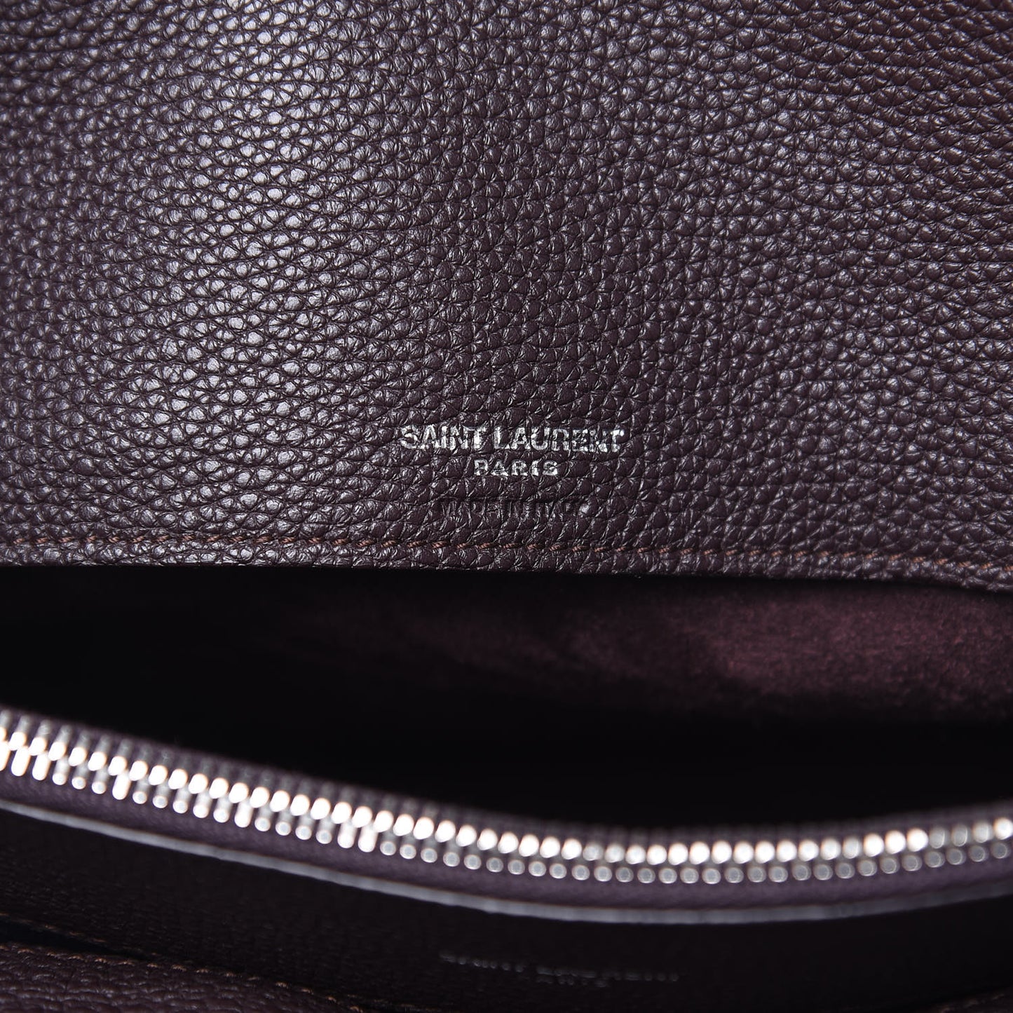 Grained Calfskin Small Supple Sac De Jour Armaranto