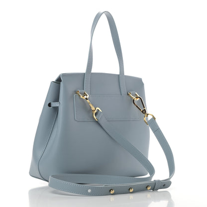 Mansur Gavriel Calfskin Mini Lady Bag Grey Blue 2 of 5