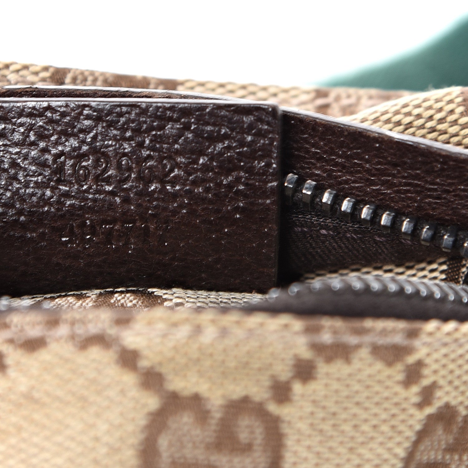Gucci GG Monogram Double Pocket Belt Bag Dark Brown 8 of 11