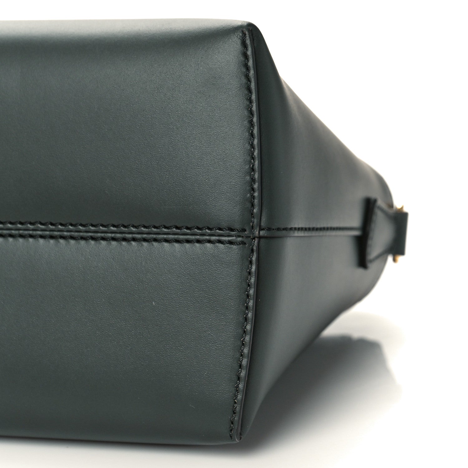 Fendi Vitello King Elaphe Python Print Logo Medium By The Way Boston Bag Dark Asphalt 9 of 9