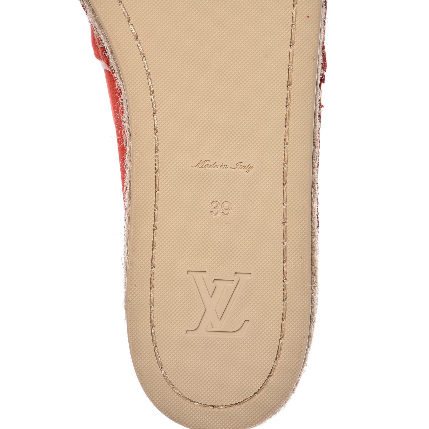 Louis Vuitton Canvas Waterfall Espadrille 39 Rouge 6 of 8