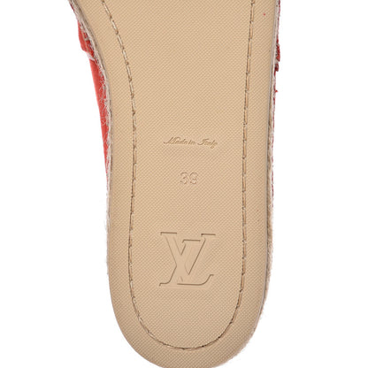 Louis Vuitton Canvas Waterfall Espadrille 39 Rouge 6 of 8
