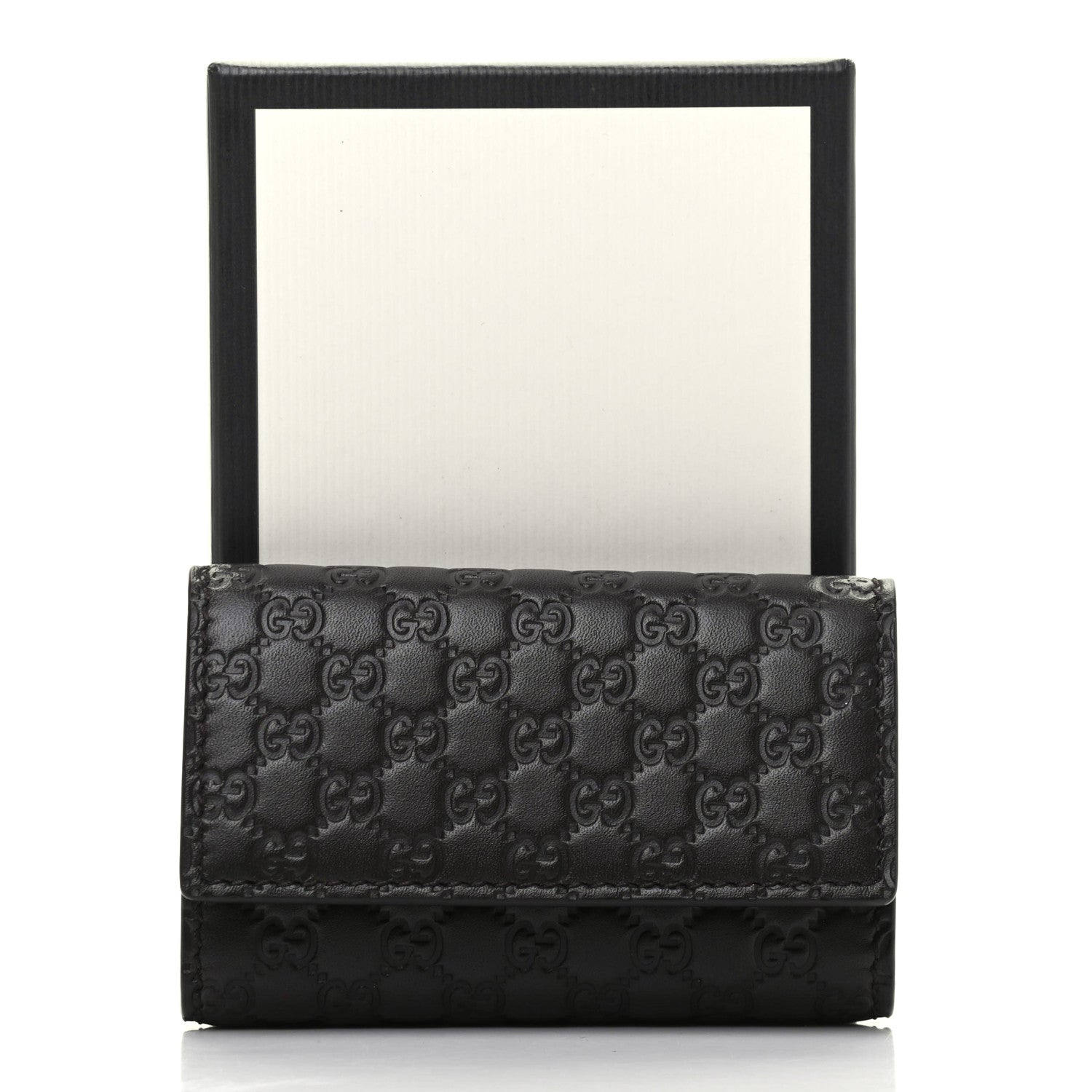 Gucci Microguccissima 6 Key Holder Case Black 9 of 9