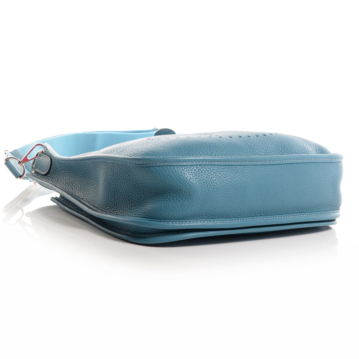 Hermes Taurillon Clemence Evelyne III PM Blue Jean 4 of 8
