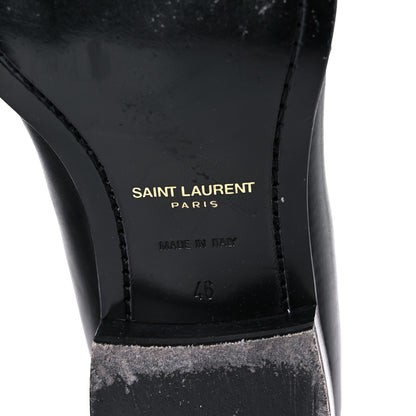 Saint Laurent Calfskin Mens Ankle Boots 46 Black 6 of 17