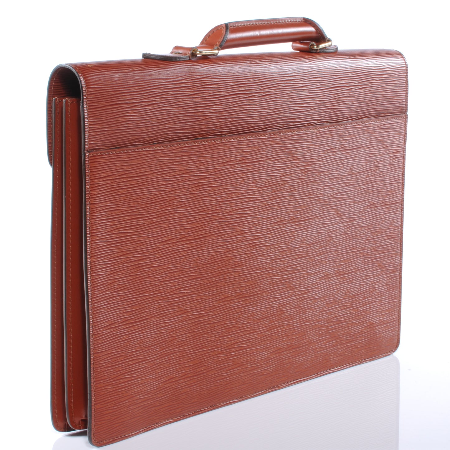 Epi Serviette Ambassadeur Briefcase Fawn
