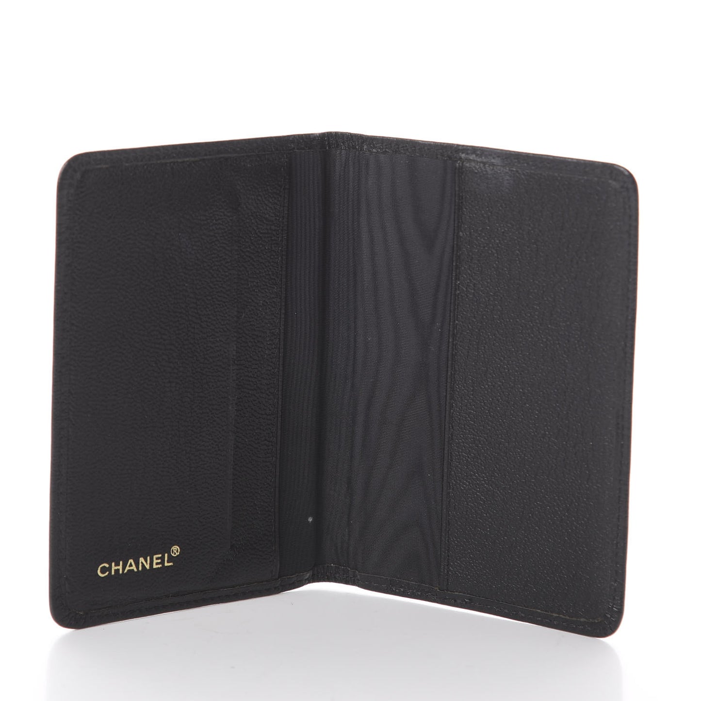 Goatskin Card Holder Wallet Black