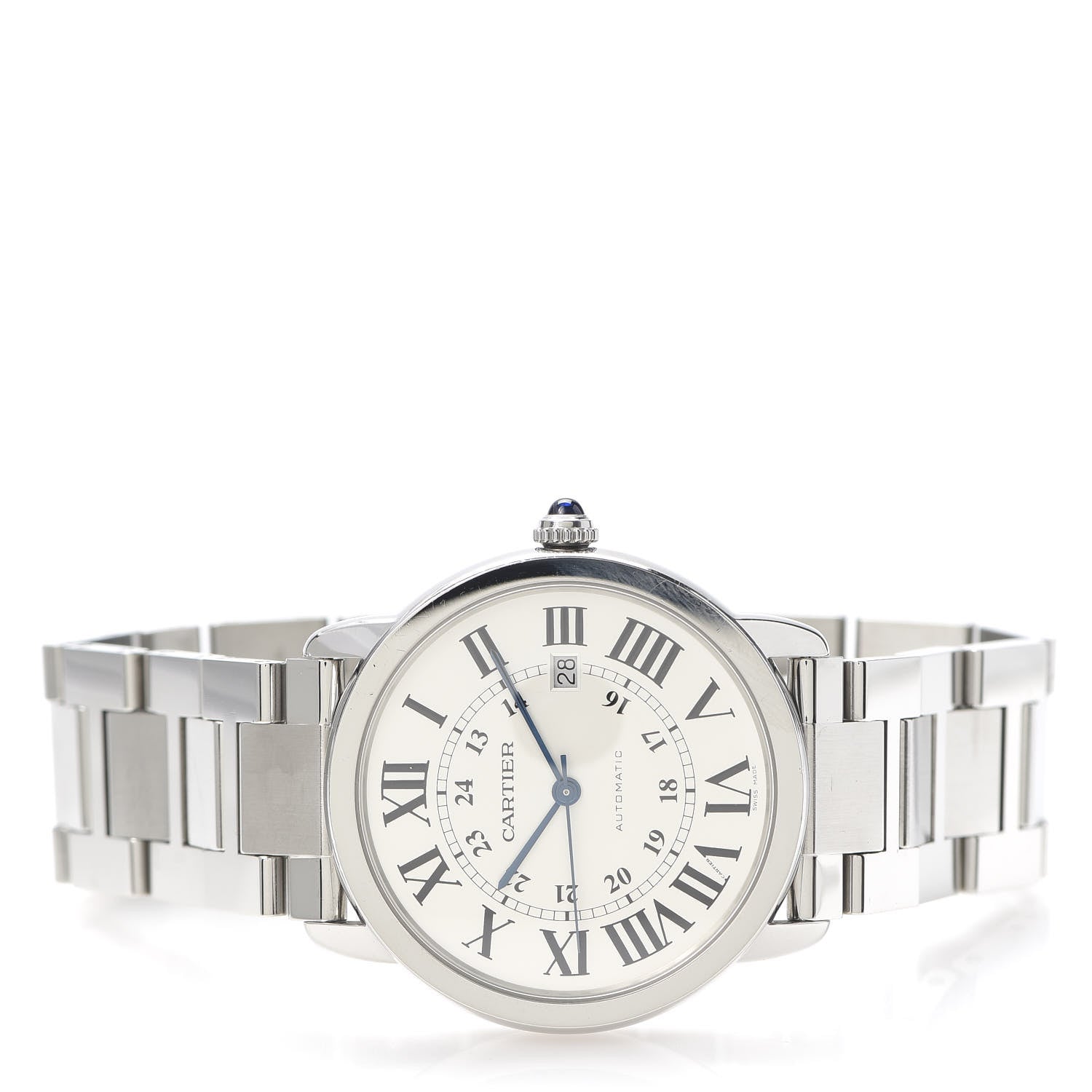 Cartier Stainless Steel 42mm Ronde Solo Automatic Watch 3 of 6