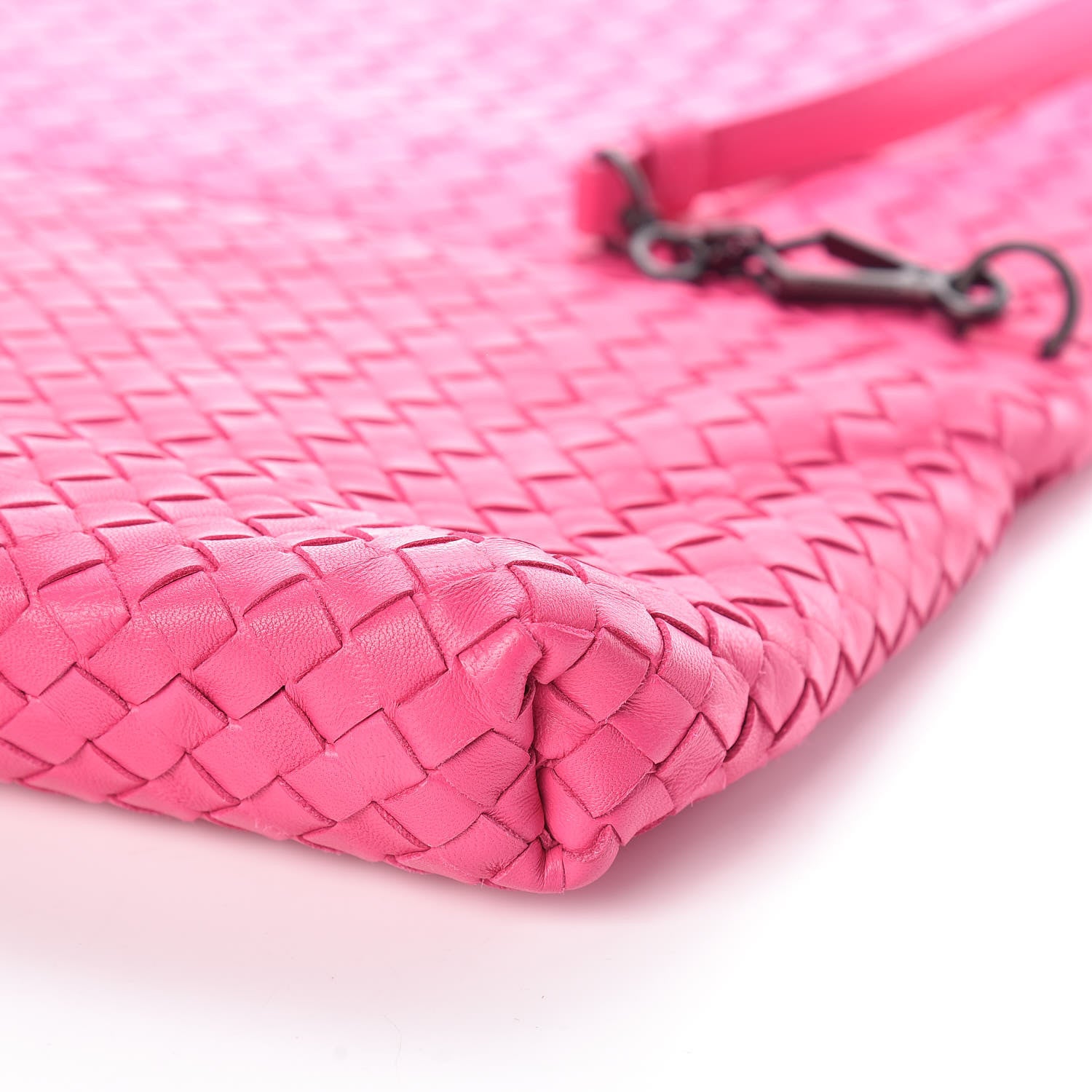 Bottega Veneta Nappa Intrecciato Fold Over Tote Rosa Shock 6 of 9