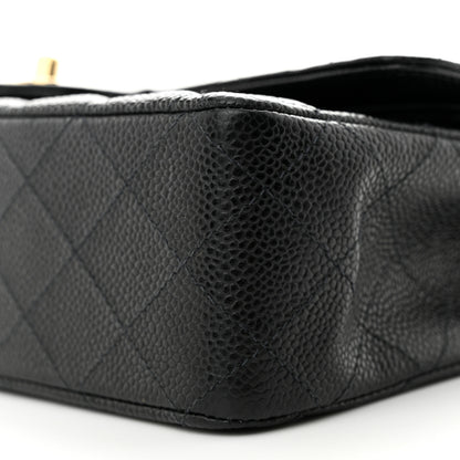 Chanel Caviar Quilted Medium Double Flap Black 10 of 11