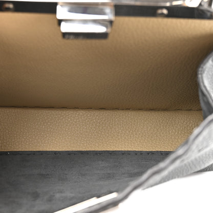 Fendi Cuoio Romano Selleria Chamois Small Peekaboo I SEE U Satchel Asfalto Camelia 6 of 11