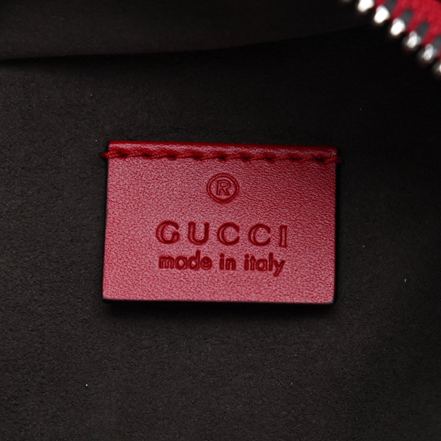 Guccissima Signature Day Backpack Hibiscus Red