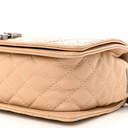 Chanel Calfskin Medium Boy Reverso Flap Beige Clair 10 of 10