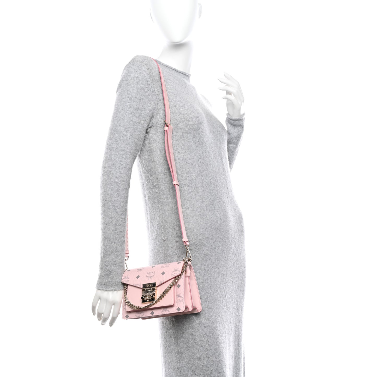 Visetos Mini Patricia Crossbody Bag Powder Pink