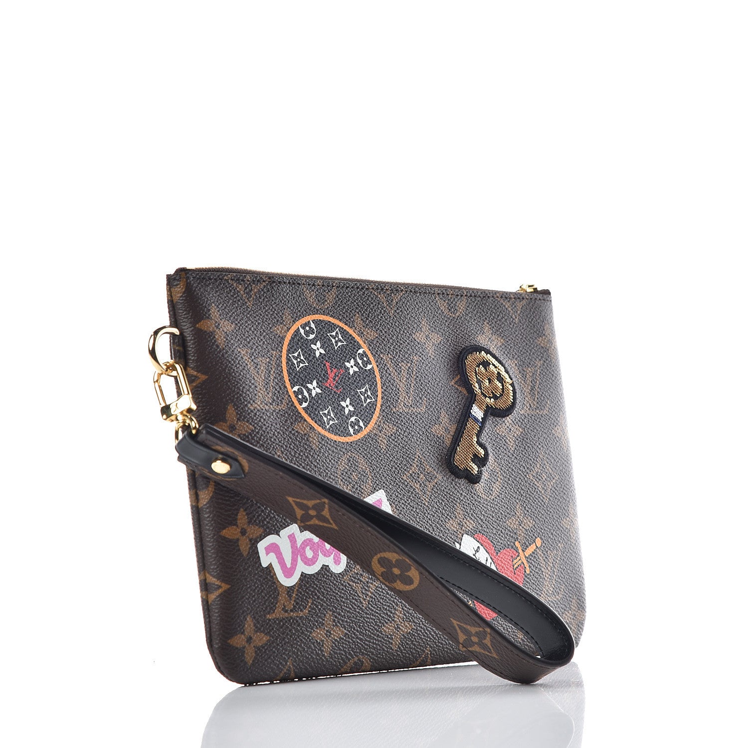 Louis Vuitton Monogram Travel Stickers City Pouch 3 of 9