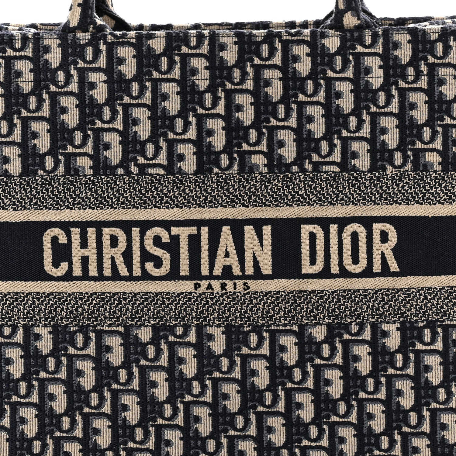 Christian Dior Oblique Medium Book Tote Blue Multicolor 8 of 10