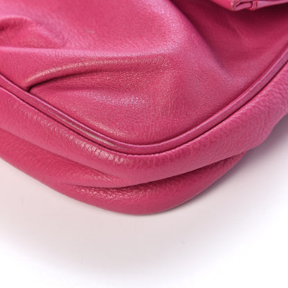 Fendi Vitello Flamingo Fendista Pouchette Crossbody Lampone 13 of 19