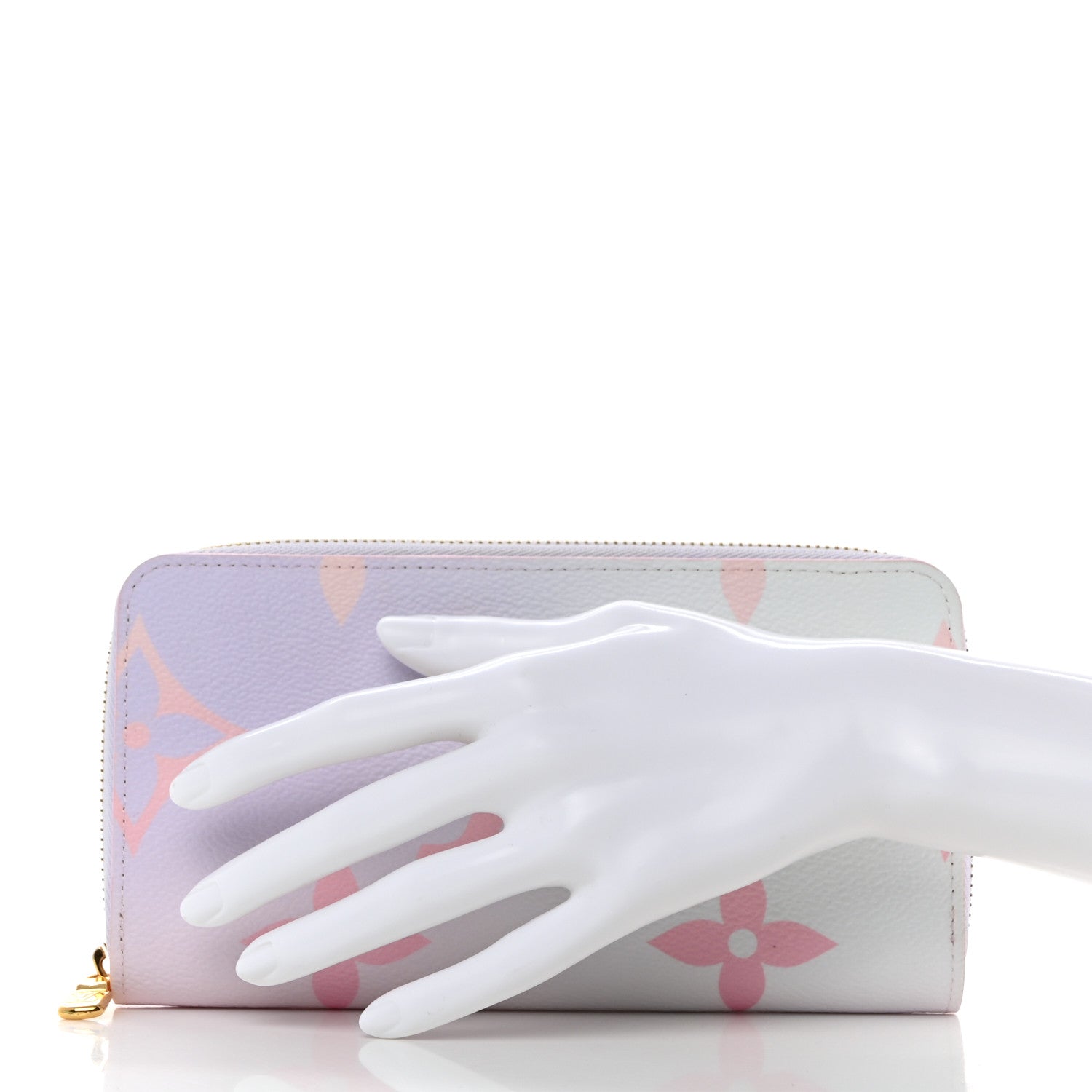 Louis Vuitton Monogram Giant Spring In The City Zippy Wallet Sunrise Pastel 2 of 7