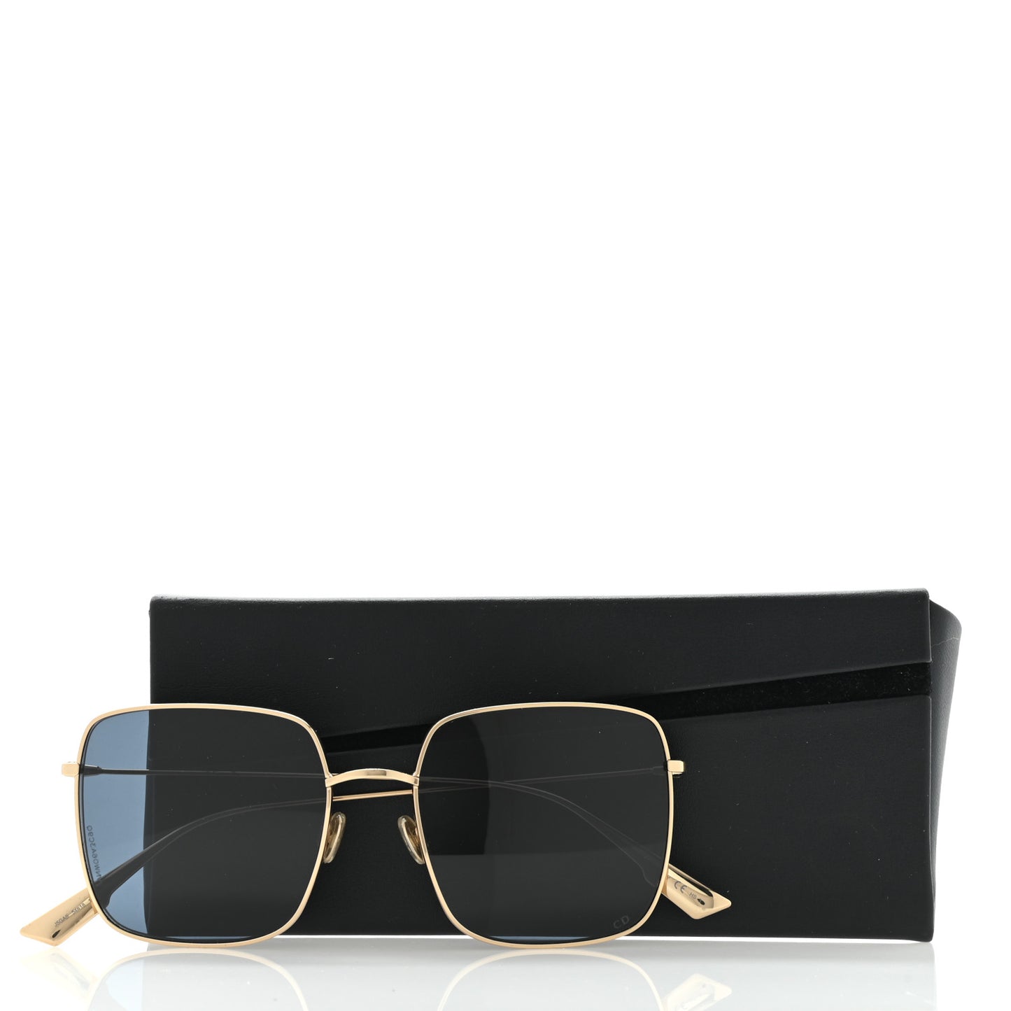Metal Stellaire 1 Square Sunglasses Gold