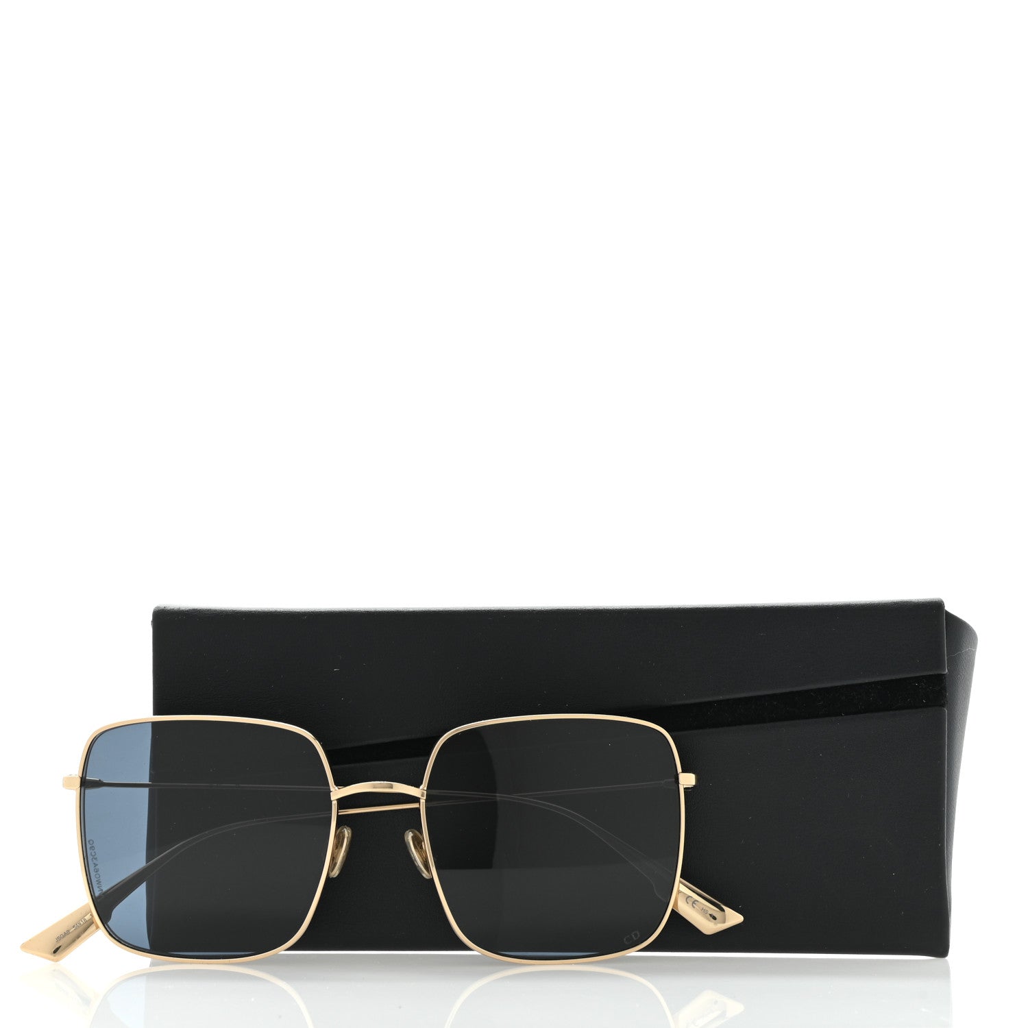 Christian Dior Metal Stellaire 1 Square Sunglasses Gold 10 of 10