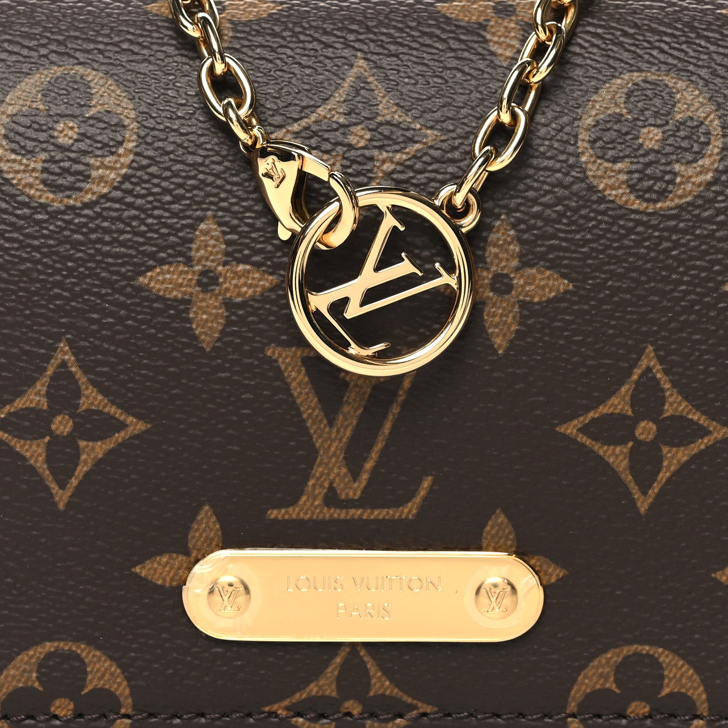 Louis Vuitton Monogram Lily Wallet On Chain 7 of 9