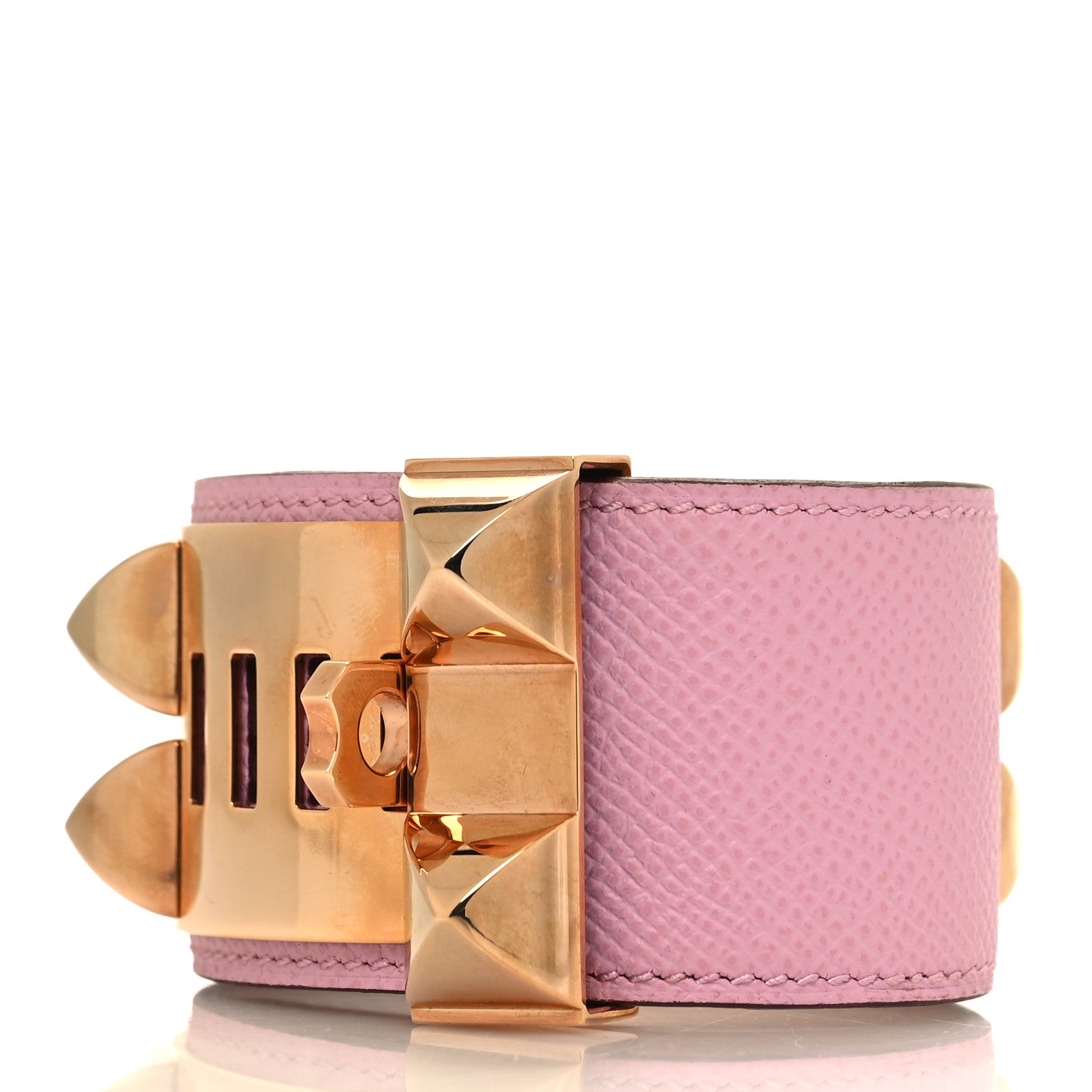 Hermes Epsom Collier de Chien CDC Bracelet T2 Mauve Sylvestre 3 of 5