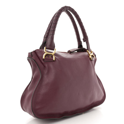 Chloe Calfskin Medium Marcie Satchel Wild Purple 3 of 16