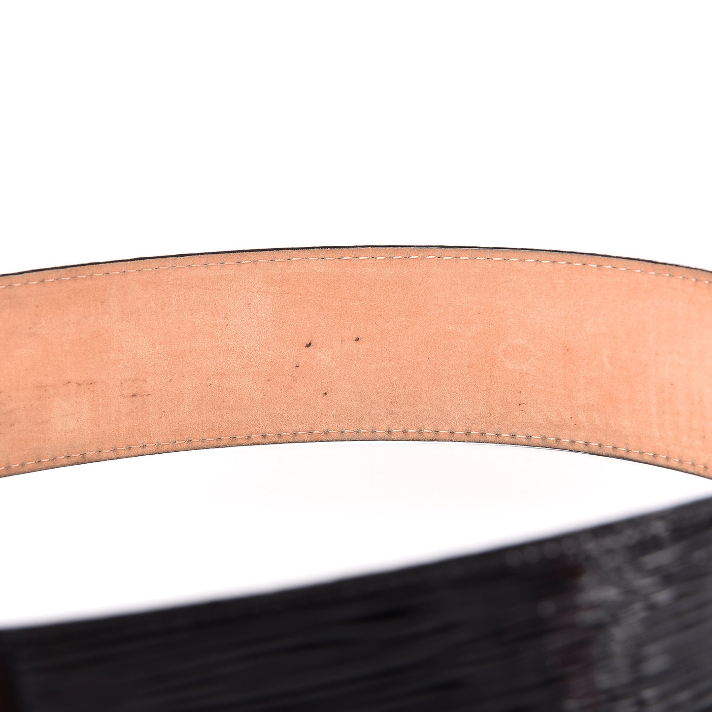 Epi Electric 40mm LV Initiales Belt 85 34 Black