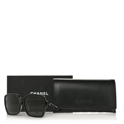 Chanel Acetate Square Sunglasses 5408-A Black 8 of 8