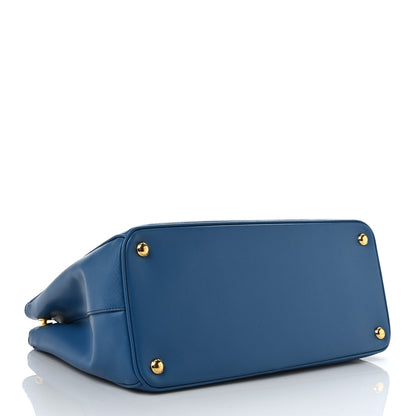 Prada Saffiano Medium Galleria Double Zip Tote Cobalto 4 of 8