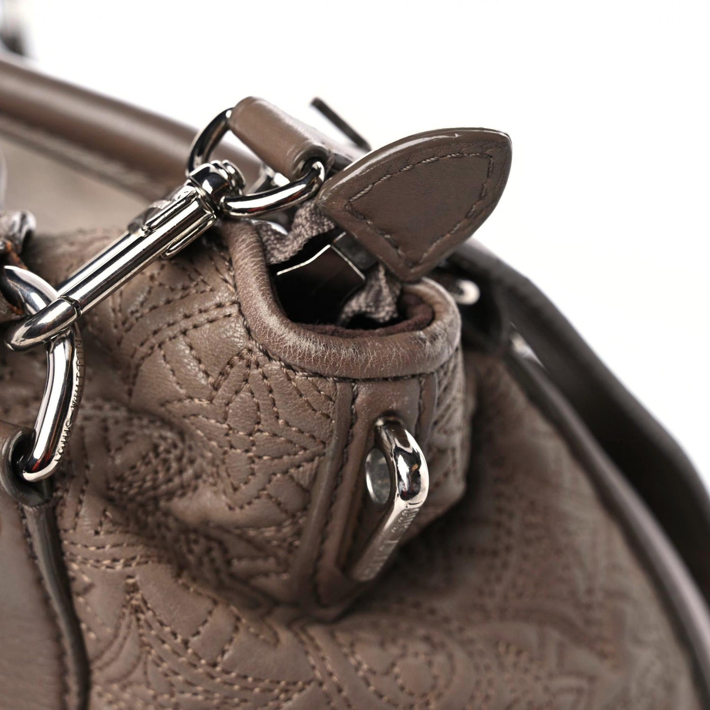 Monogram Lambskin Antheia IXIA MM Chocolate