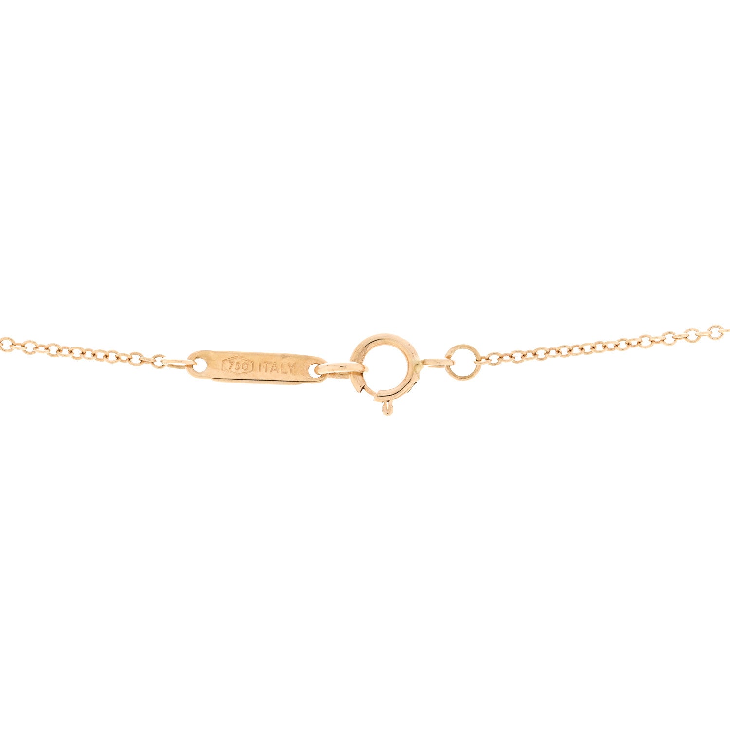 Tiffany 18K Yellow Gold Return to Tiffany Heart Lock Pendant Necklace 5 of 6