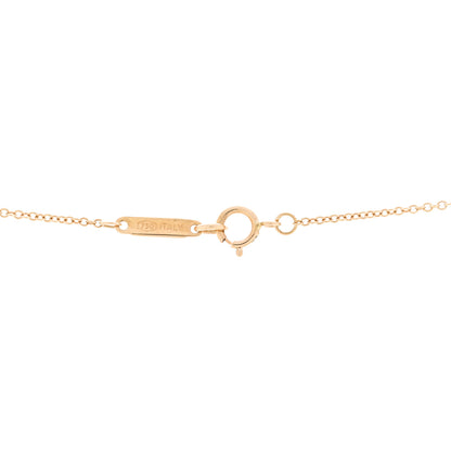 Tiffany 18K Yellow Gold Return to Tiffany Heart Lock Pendant Necklace 5 of 6