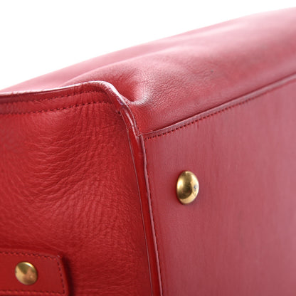 Saint Laurent Calfskin Small Classic Y Cabas Rouge Orient 15 of 15