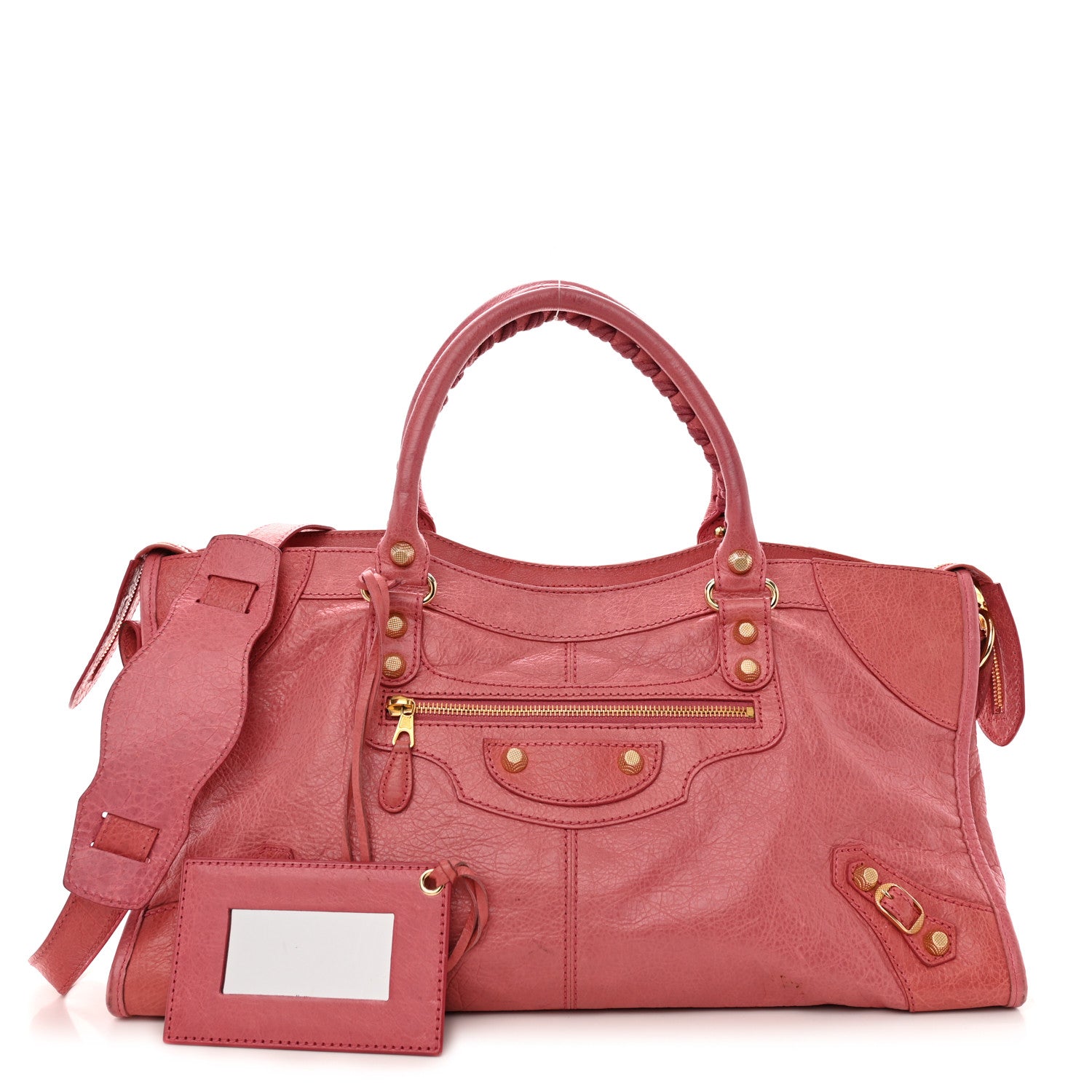 Balenciaga Agneau Giant 12 Gold Hardware Part Time Rose Bombon Raspberry 3 of 13