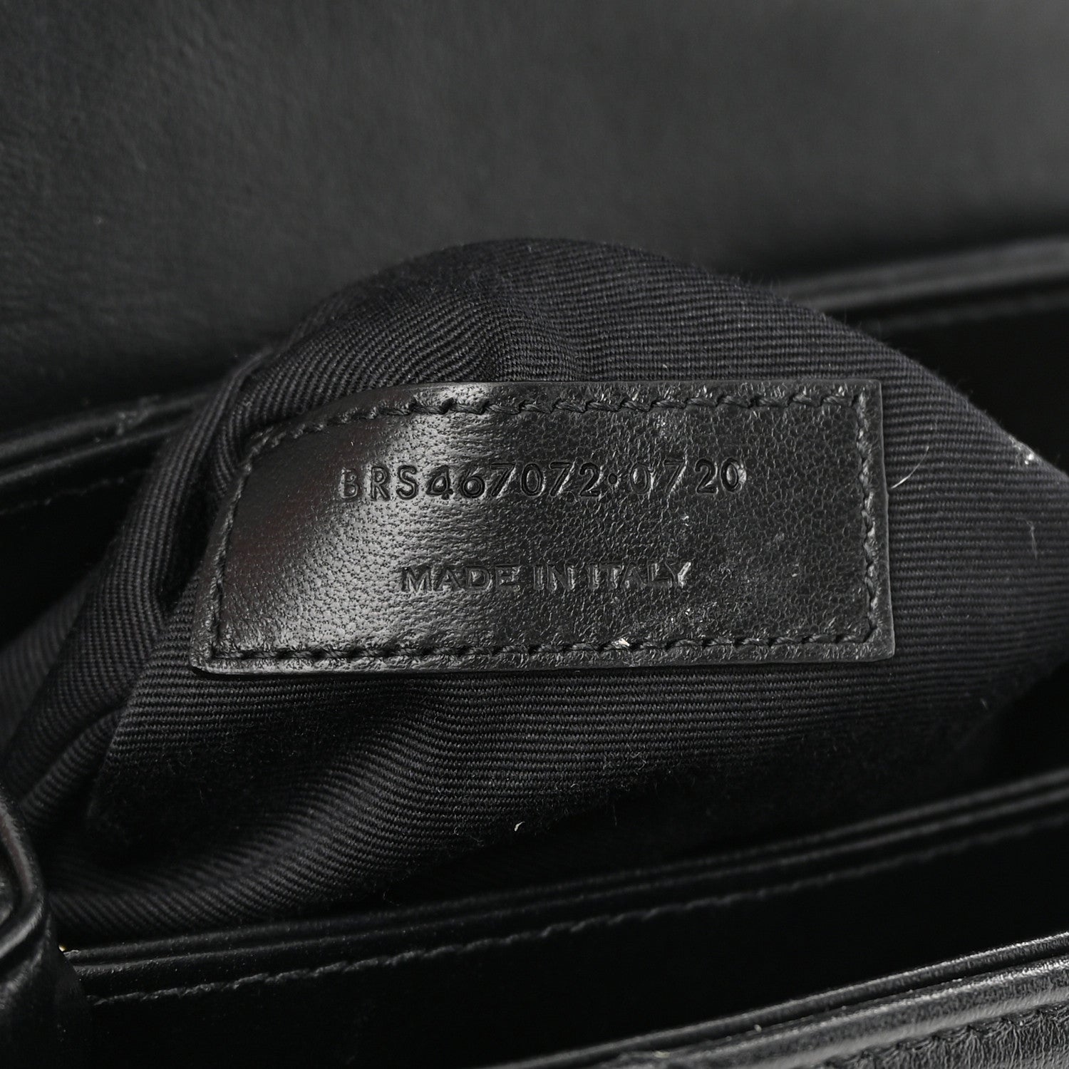 Saint Laurent Calfskin Y Quilted Monogram Toy Loulou Crossbody Bag Black 7 of 15