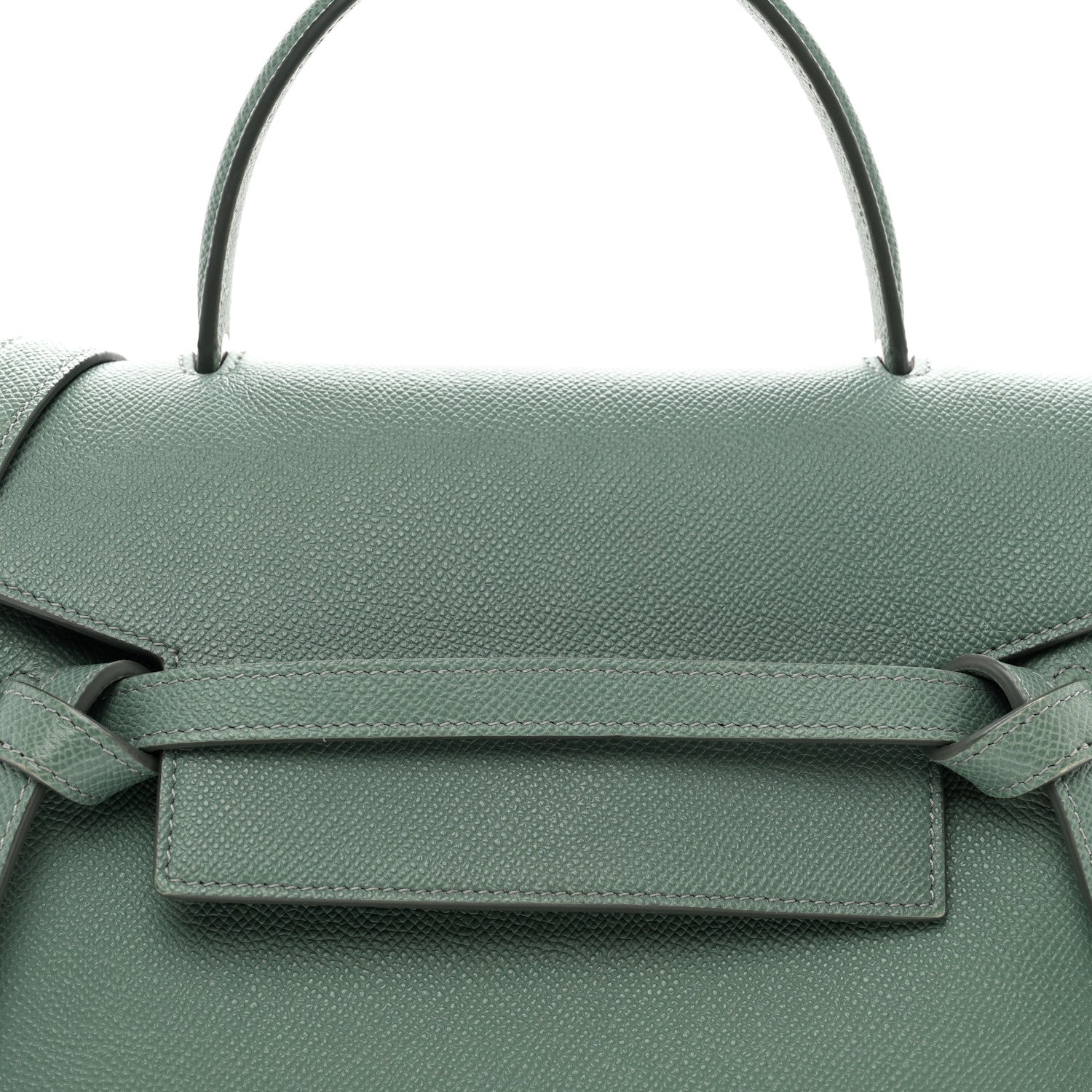 Celine Grained Calfskin Micro Belt Bag Celadon 5 of 9