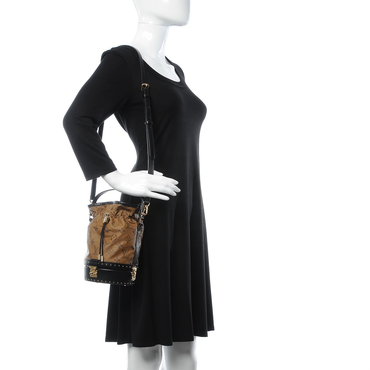Louis Vuitton Reverse Monogram Petit Noe Trunk 2 of 8