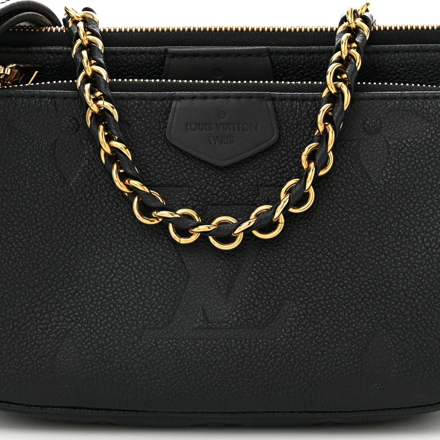 Louis Vuitton Empreinte Monogram Giant Multi Pochette Accessories Black 8 of 10