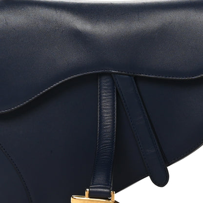 Christian Dior Calfskin Saddle Bag  Indigo Blue 8 of 11