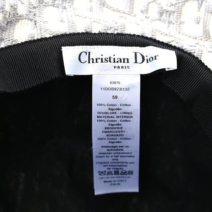 Christian Dior Oblique Bucket Hat 59 Grey 7 of 7