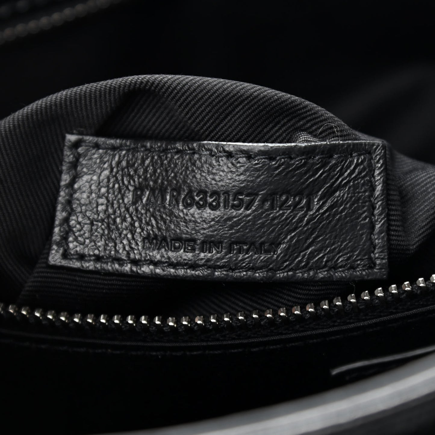 Crinkled Calfskin Matelasse Monogram Large Niki Chain Satchel Black