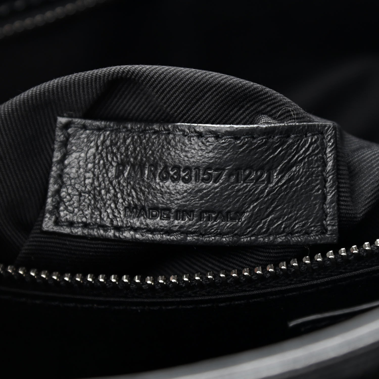 Saint Laurent Crinkled Calfskin Matelasse Monogram Large Niki Chain Satchel Black 8 of 12