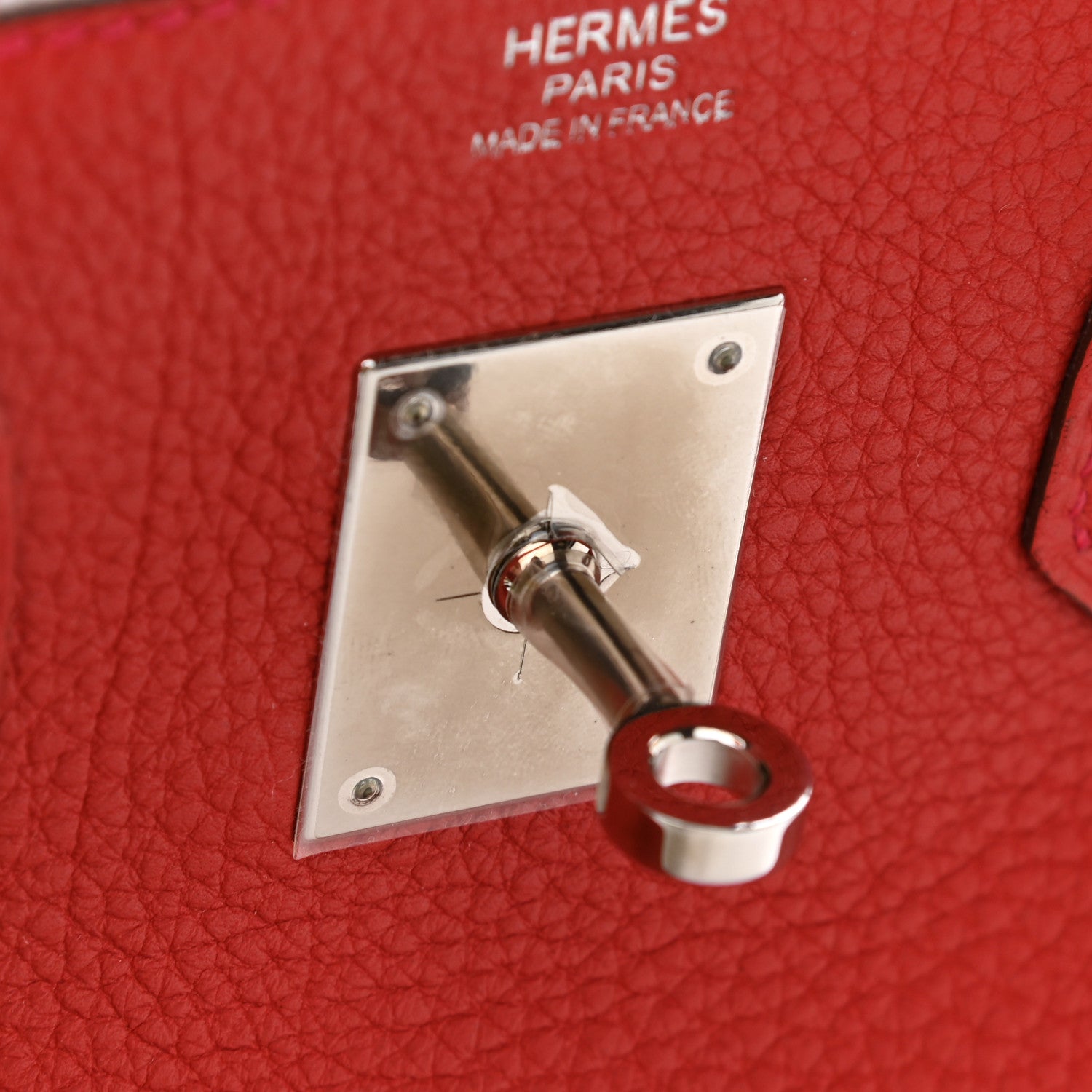 Hermes Togo Birkin 30 Rouge Casaque 11 of 12