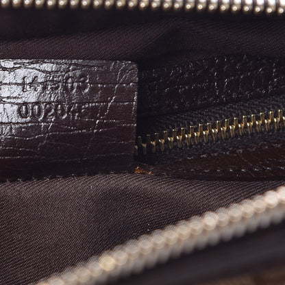 Gucci Monogram Hasler Boston Dark Brown 7 of 19